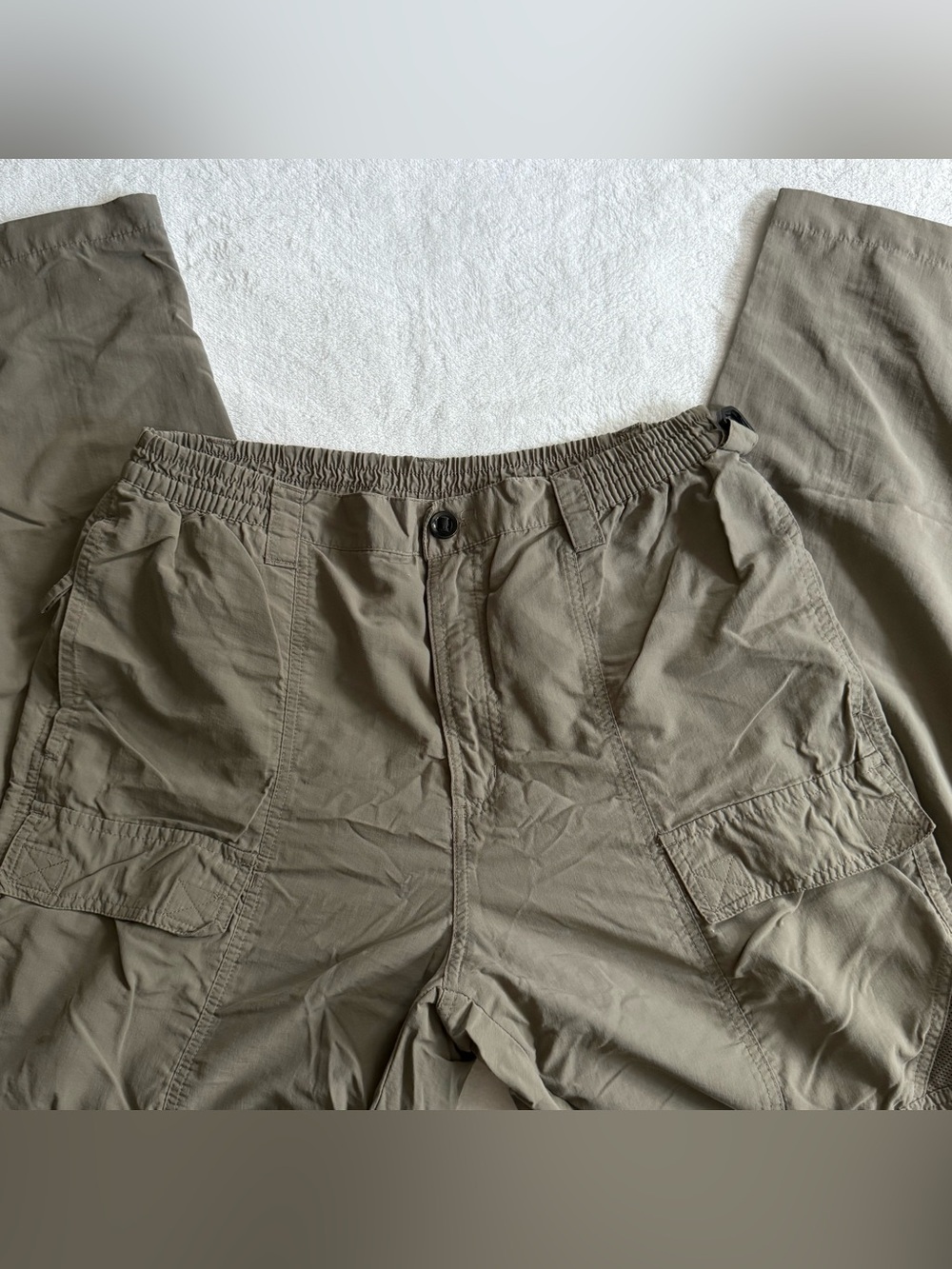 Men's Cargo Pants in Olive Tan - Comfortable Casual Wear